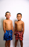 BOYS CORAL ELEI PRINT BOARD SHORTS